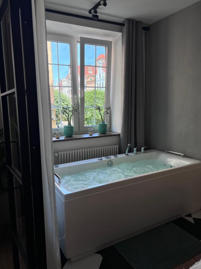 Holiday Apartment Old Town Gdansk With A Jacuzzi Exterior foto